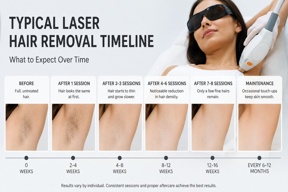 How Many Laser Hair Removal Sessions Do You Really Need?